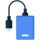 Data on DVD or hard drive